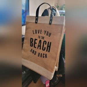 Canvas Beach Tote